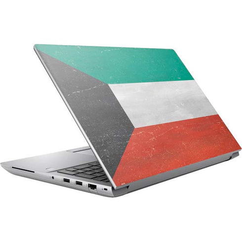 Kuwait Flag Distressed HP ZBook Fury 16 G10 Skin
